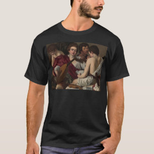 T-shirt Caravaggio - les musiciens - illustration