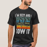 Caravan Camper Road Trip Retro Vintage Sunset Joke