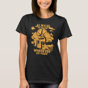 T-shirt Caravan camping caravane mobil-home mobil-home RV 