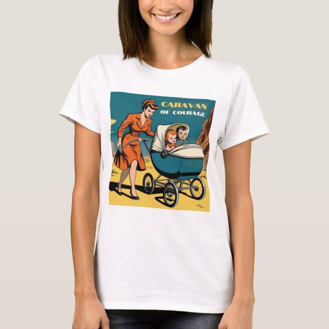 T-shirt Caravane de courage (Devant)