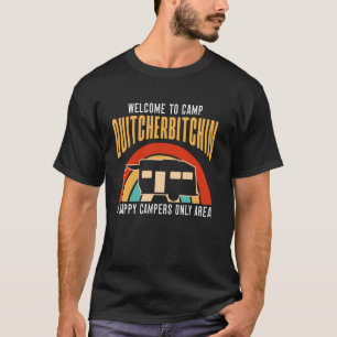 T-shirt Caravane Rétro Camping Caravane Accueil Remorque
