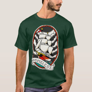 T-shirt Caravane sans abri tatouage traditionnel