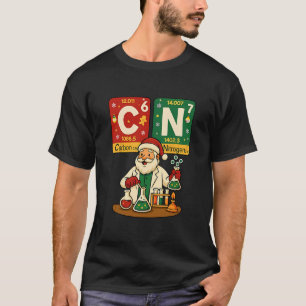 T-shirt Carbone Azote 67 Mème Professeur Science Tableau P