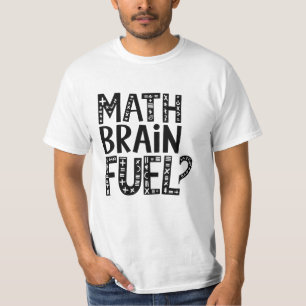 T-shirt Carburant cérébral mathématique