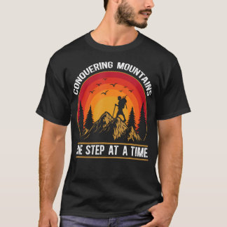 T-shirt Carburant de randonneur. Citation de plein air pou