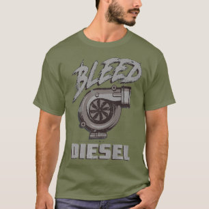 T-shirt Carburant Diesel Bleed Diesels Trucs Roll Charbon