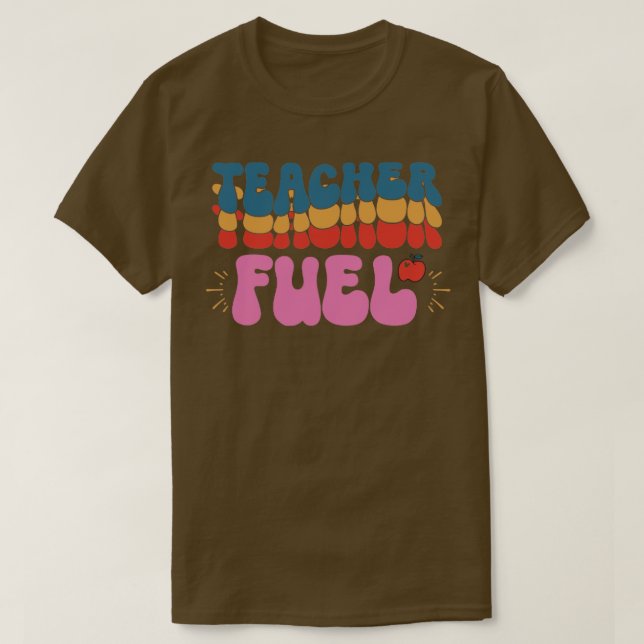 T-shirt Carburant enseignant (Design devant)
