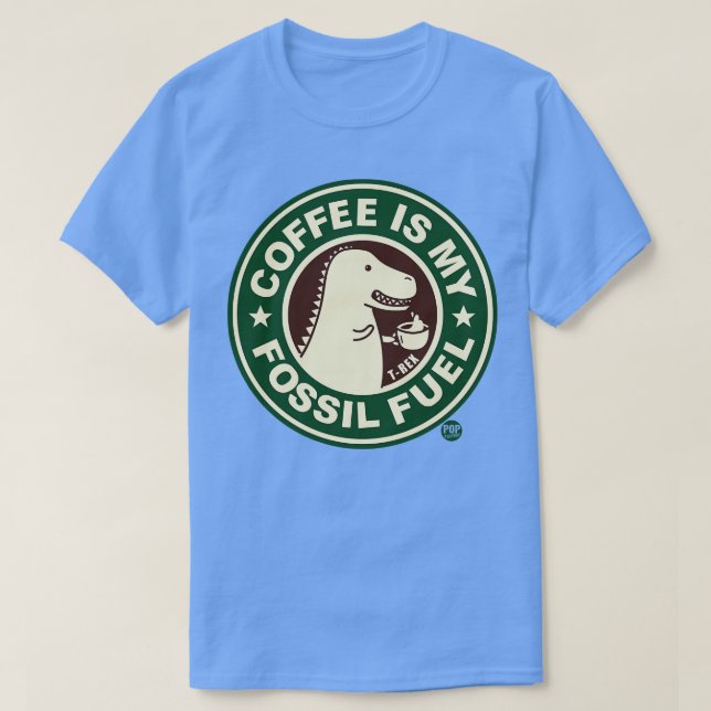 T-SHIRT CARBURANT FOSSILE (Design devant)