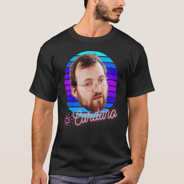 T-shirt Cardano Charles Hoskinson Blockchain Crypto Crypto (Devant)