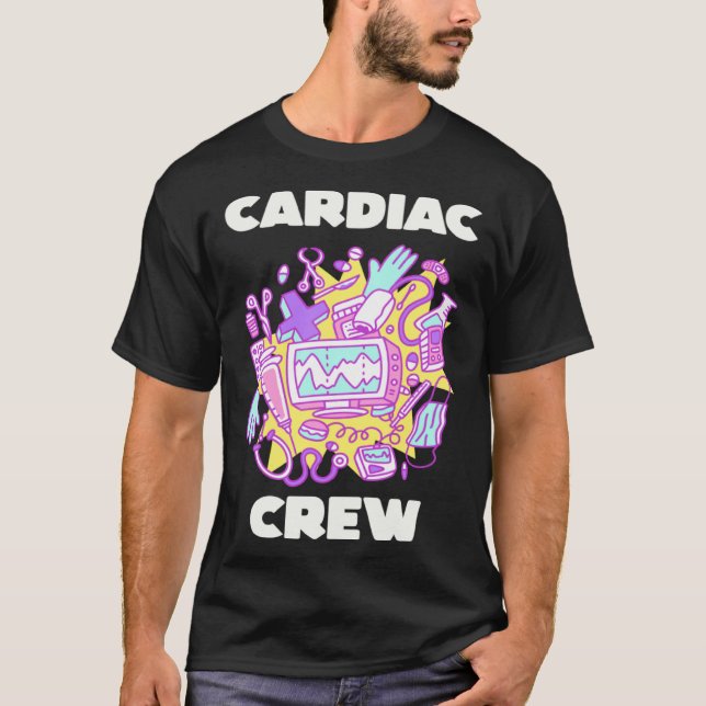 T-shirt Cardiac Crew Happy Doctors Day (Devant)