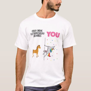 T-shirt Cardiac Electrophysiologie Lab Nurse Funny Unicorn