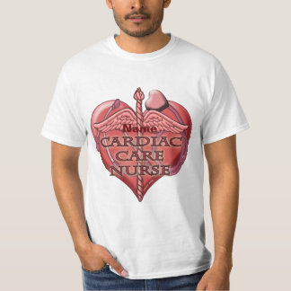 T-shirt Cardiaque Caduceus Soins cardiaques Infirmière