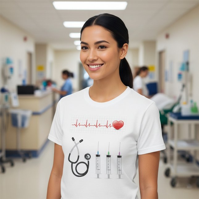T-shirt Cardiaque santé cardiaque Médicale (Créateur téléchargé)