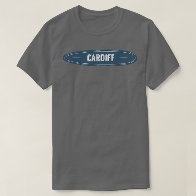 T-shirt Cardiff Longboard (Design devant)