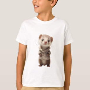 T-shirt Cardigan Confortable Furet Enfants