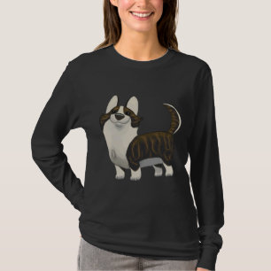 T-shirt Cardigan Welsh Corgi Brindle  