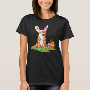 T-shirt Cardigan Welsh Corgi Chien Lapin de Chasse d'Œufs
