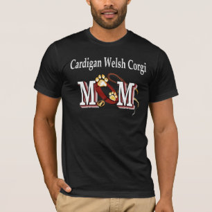 T-shirt Cardigan Welsh Corgi Chien MOM