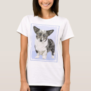 T-shirt Cardigan Welsh Corgi Peinture - Art Chien original