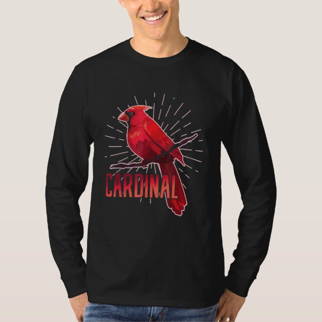 T-shirt Cardinal Bird Design Bird (Devant)