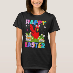 T-shirt Cardinal Bird Happy Lapin de Pâques Cardinal Pâque