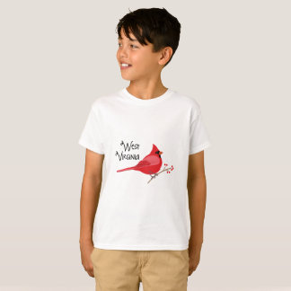 T-shirt Cardinal de la Virginie Occidentale