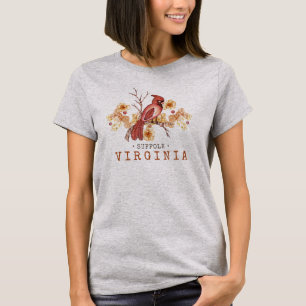 T-shirt Cardinal de Virginie sur mesure 