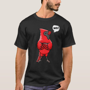 T-shirt Cardinal du Nord Cardinal Cardinal Rouge Non têtu