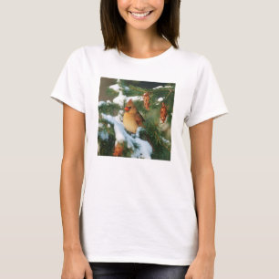 T-shirt Cardinal du Nord dans un arbre, Illinois