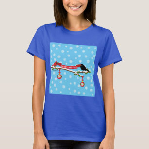 T-shirt Cardinal Et Cardinal En Branche - MERRY XMAS