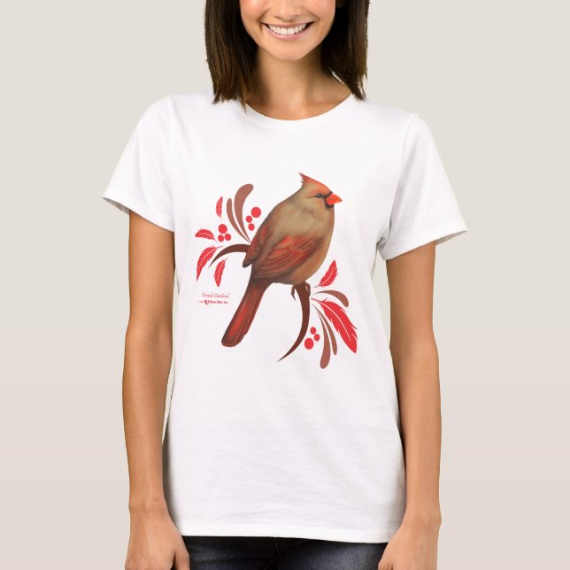 T-shirt Cardinal-Femme (Devant)