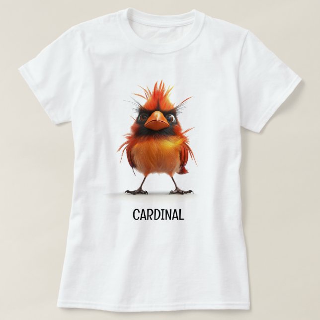 T-shirt Cardinal oiseau (Design devant)