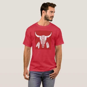 T-shirt cardinal Red Ghost Dance Buffalo