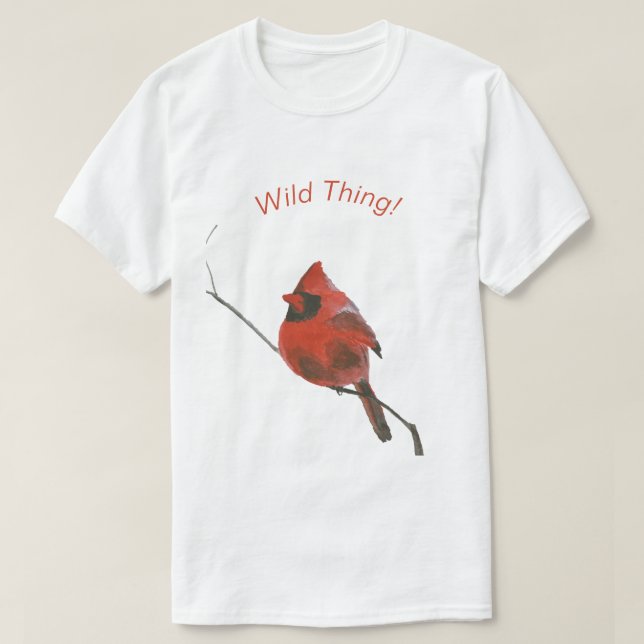 T-shirt Cardinal rouge (Design devant)