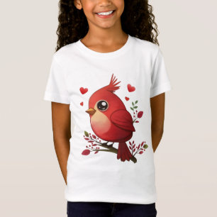 T-Shirt Cardinal rouge Lovey-Dovey