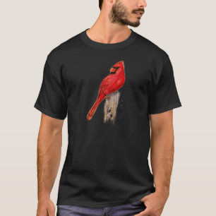 T-shirt Cardinal sur le courrier
