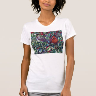 T-shirt Cardinaux et houx