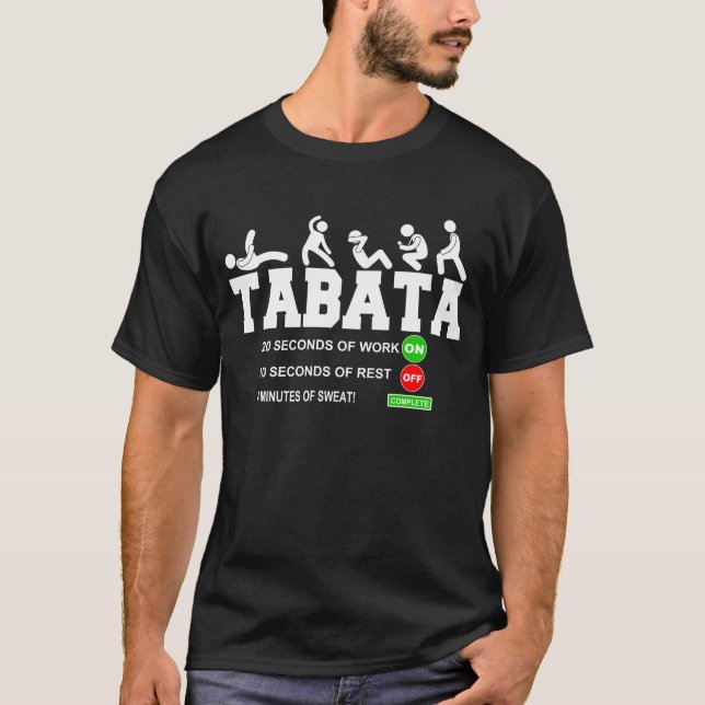 T-shirt Cardio- Bootcamp chronométreur "Marche/Arrêt" (Devant)