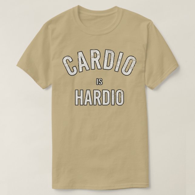 T-shirt Cardio Is Hardio (Design devant)