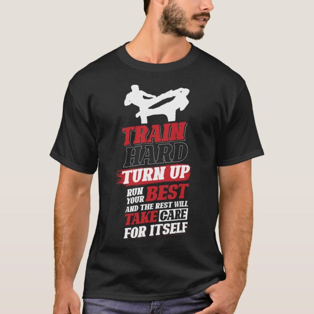 T-shirt Cardio Kickboxing Design For Kickboxer  (Devant)