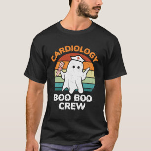 T-shirt Cardiologie Boo Crew Halloween Ghost Nurse Group M