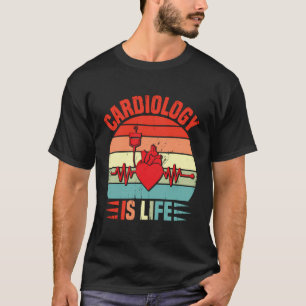 T-shirt Cardiologie est la vie Open Heargeon Chirurgien Do