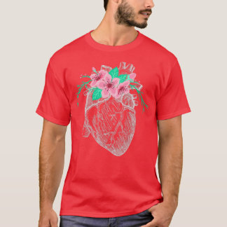 T-shirt Cardiologue cardiaque anatomique