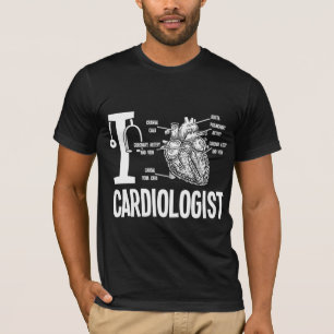 T-shirt Cardiologue d'amour Anatomie cardiaque Cardiologie