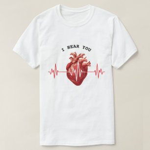 T-shirt cardiologue médecin du cœur cardiologie Je Vous Éc
