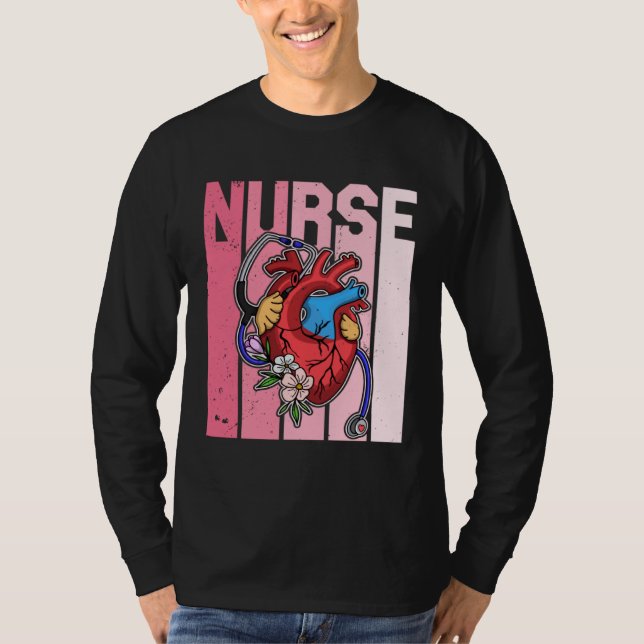 T-shirt Cardiology Cardiologist Cardiograph Nurse Professi (Devant)