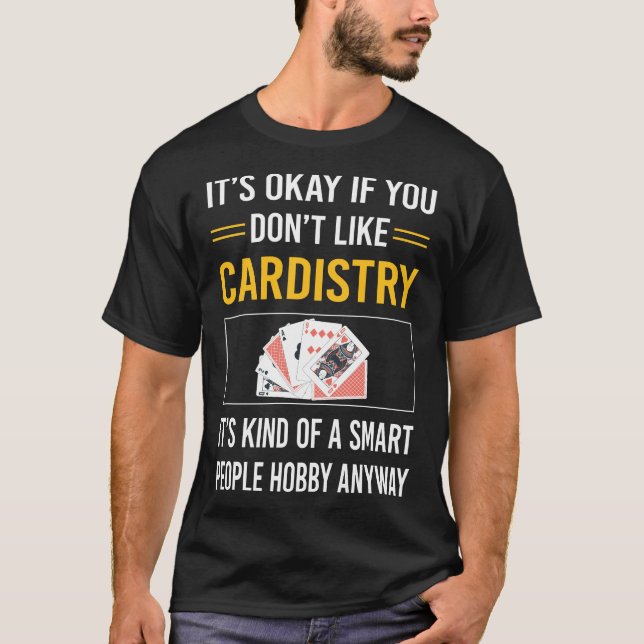 T-shirt Cardiste Cardistique Smart People (Devant)