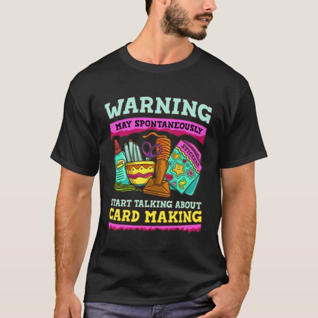 T-shirt Cardmaking Scrapbooking Crafter Card Crafter (Devant)