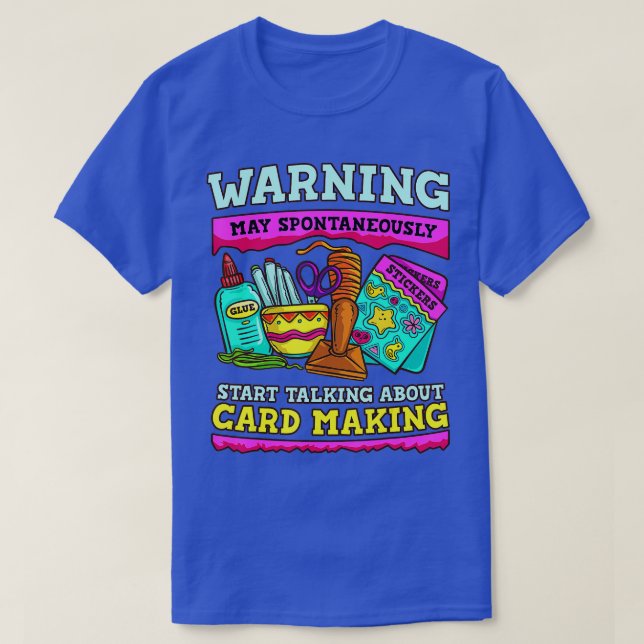 T-shirt Cardmaking Scrapbooking Crafter Card Crafter (Design devant)