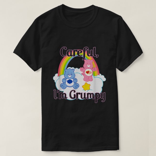 T-shirt Care Bears Careful Im Grumpy  (Design devant)